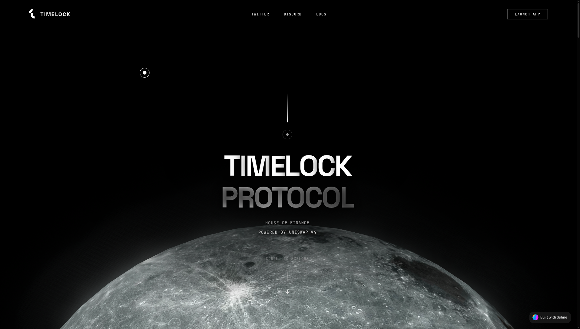 Timelock Protocol project screenshot showing the application interface and features
